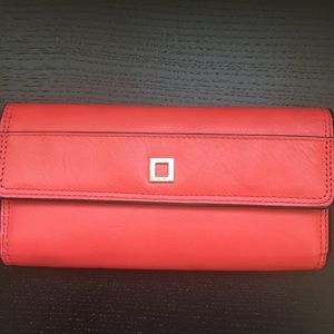 Stylish Red Leather Lodis Wallet
